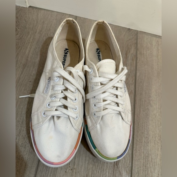 Superga platform sneakers size 8.5 women’s size - Picture 7 of 11